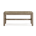 Alaterre Furniture Newport 40" Wood Bench with Rush Seat ANNP0471